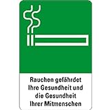 WildeBabsKLBT 11cm 2Stück Hochwertige Schild Aufkleber-Folie Sticker Decal Rauchen gefährdet ihre Gesundheit Mitmenschen Cafem S1026