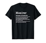 Maurer Lustige Bedeutung Humor Maurermeister T-S