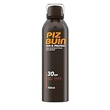 Piz Buin Tan & Protect, Sonnenschutz Spray mit Bräunungsbeschleuniger, LSF 30, wasserfest und schnell einziehend, 150