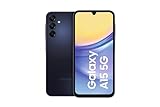 Samsung Galaxy A15 5G Smartphone, Simlockfrei ohne Vertrag, Android-Handy, Schnellladefunktion, 128 GB, Blue Black, 2,5 Jahre Herstellergarantie [Deutsche Version]