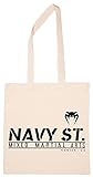 Enigmae Navy St Street Martial Arts Wiederverwendbar Einkaufen Lebensmittelgeschäft Baumwolle Tasche Reusable Shopping Bag