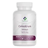 Colostrum immun Kapseln - 500 mg - wertvolle Inhaltsstoffe - 60 Kapseln in einer Packung