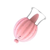 TYDAY Zunge Lecken Vibratoren Nippel Stimulator Klitoris Sauger Vibrator für sie, mit 9 Zunge Frequenzmodi Wasserdicht Sexspielzeuge für Paare und F