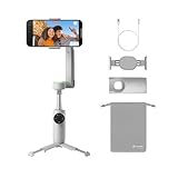 Insta360 Flow Pro - KI-gestützter Smartphone-Gimbal-Stabilisator mit 3-Achsen, Apple DockKit-Integration, Unbegrenztes 360°-Schwenk-Tracking, Stativ integriert, Zusammenklappbar & mob