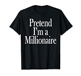 Millionär Kostüm T-Shirt für die Last Minute Party T-S