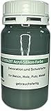 Anthrazit Farbe Acryl-Silikon Betonfarbe 100ml Tester für innen und auß