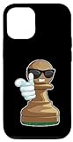 Hülle für iPhone 15 Schachfigur Bauer Schach Brettsp