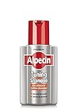 Alpecin Tuning-Shampoo - 1 x 200 ml - Das schwarze Coffein-Shampoo für graue Haare | Kräftige Farbpigmente halten dunkle Haare dunk