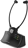 Avantree HT381 Digitale Kabellose TV Kopfhörer mit Voice Clarification, L/R Balance Lautstärkeregelung, Ambient-Modus für Umgebung, Fernseher Ohrhörer Funkkopfhörer für S