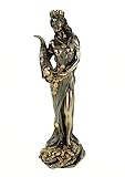 Römische Göttin Fortuna 19 cm bronziert Figur Glück Glückspiel V