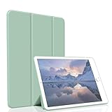 Figair Hülle für iPad Mini 1/2/3, Weicher TPU Rückseite Ultradünn Leicht Smart Schutzhülle, Auto Schlafen/Wecken Hülle für iPad Mini 1./2./3. Generation, Grü