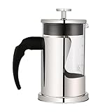 Reqeliou French Press Maker Stainless Steel Coffee Maker French Press Durable Coffee Plunger Coffee Press 800ml For Indoor Use Stainless Steel F