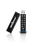 iStorage datAshur 8 GB Secure Flash Drive Password protected Dust & Water Resistant Portable Hardware Encryp