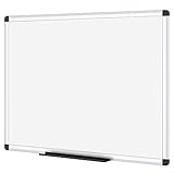 VIZ-PRO Whiteboard - mit Alurahmen, Magnetisch - 60 x 45