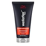 Wellaflex Men Power Definition Gel | Ultimativer Halt Styling Haargel | Veganes Haargel | Dermatologisch getestet & frei von Silikonen | 150