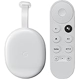 Chromecast mit Google TV (HD) Schnee – Streame Unterhaltung per Fernbedienung mit Spracherkennung auf deinen TV – Filme und S