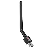 Akozon USB-WLAN-Adapter für PC, 300Mbps Wireless USB2.0-Netzwerkkarte WiFi-Signal-Dongle-Transceiver von 2,4-GHz-WLAN-Netzwerk WiFi-Signal-Transceiver-Unterstützung WEP 64 128 Bit W