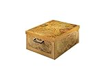 Aufbewahrungsbox aus Karton, Geschenkbox aus pappe mit deckel 25x35x17,5cm KARTE, KLEIN , 1 Stück Box aufbewahrung mit deckel für Kleidung, für Garderobe, für vakuumbeulteln Geschenk