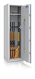 Waffenschrank Waffentresor EN 1143-1 Klasse 0 mit 9 Waffenhaltern, 1500x450x450