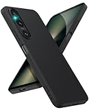 SineOrdo Sony Xperia 1 VI Hülle,Handyhülle Für Sony Xperia 1 VI Schutzhülle Dünn Hüllen Silikon TPU Sturzfest Weiches Case Matte - Schw