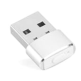 LYEAA Mini Maus Jiggler Undetectable USB Mouse Movement Simulator Plug and Play Aluminum Alloy Housing for Laptop Desktop