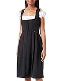 Stockerpoint Damen Dirndl Zita Kleid für besondere Anlässe, schwarz, 54