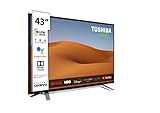Toshiba 43UA2B63DG 43 Zoll Fernseher (4K UHD, HDR Dolby Vision, Android TV, Triple-Tuner, PVR-Ready, Prime Video, Bluetooth), Schw