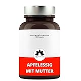 Apfelessig Kapseln mit Mutter - 180 Tage Versorgung organischer Apfelessig in Kapseln - apple cider vinegar with mother von Vitamin F