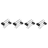 ifundom 3 Sätze Telefonleitungsadapter Ausgangssplitter Dc-adapter Ladegerät-adapter Usb-buchse Splitter Für Telefonleitungen Usb-wandladegerät Multi-adapter Kabel Black Kupfer 4 Stück * 3