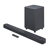 JBL Bar 500 – Kompakte 5.1-Kanal-Soundbar für Heimkino Sound-System – Kabelloser Bluetooth-Lautsprecher mit Subwoofer und Dolby Atmos Surround Sound – Schw