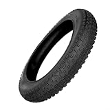 CWOQOCW Fat Tire Fahrradreifen, 50,8 x 10,2 cm, 22,9 cm, Ersatz-Elektro-Fahrradreifen für Fatbikes, E-Bikes und Snowbikes, bietet hervorragenden Grip und Leistung (Reifen)