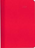 Wochenplaner XL Sydney Red 2024 - Büro-Kalender A5 - Cheftimer 17x24 cm - 1 Woche 2 Seiten - 144 Seiten - Alpha E