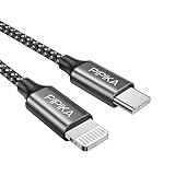 PIPIKA USB C Lightning Kabel 1M，iPhone Ladekabel[MFi Zertifiziert] Power Delivery USB C auf Lightning Kabel kompatibel mit Smartphone, iphone 14/13/12/11Pro Max/Pro/X/XS/XR/8 Plus, for Type-C Charg