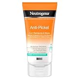 Neutrogena Anti-Pickel Gesichtsreinigung, 2-in-1 Reinigung und Maske mit Salicylsäure für unreine Haut, ölfrei, 150