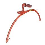HYTROVE Alloy Iron Holzgreifer mit Rutschfestem Griff Robuste Holzheber für Einfaches und Ziehen von Baumstämmen Langlebig und Tragbar für Holzarb