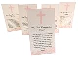 Westmon Works Erstkommunion Gebet Heilige Karte für Mädchen, Großpackung für Studenten, Klassenzimmer, 10 Stück
