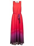 ApartFashion Damen Chiffonkleid Kleid, Pink-multicolor, 40 EU