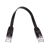 cablecc Cat 6 RJ45 UTP Netzwerkkabel Ultra Slim Flach Ethernet Kabel Twisted Pair Patchkabel für Laptop Router 30