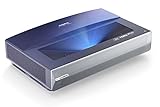CASIRIS A6 Beamer, 4K UHD Ultrakurzdistanz Beamer 3,8M Display, 2200 ANSI Lumen, Aktives 3D, Android TV, Dolby Atmos, BT.2020, HDR 10, WiFi Bluetooth Heimkino Laser Projek
