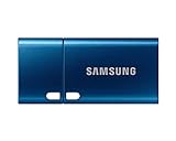Samsung USB-Stick, USB-C, 128 GB, 400 MB/s Lesen, 60 MB/s Schreiben, USB 3.1 Flash Drive für Notebooks, Tablets und Smartphones, Blue, MUF-128DA/APC