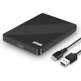 BNEHHOV Externe Festplatte 500GB Ultradünn 2,5 Zoll USB 3.0 SATA SSD Plug-and-Play Portable Festplattenspeicher Kompatibel für Windows, Mac, PC, Laptop, MacBook, PS4, Xbox
