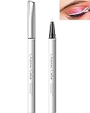 Weiß matter Flüssig-Eyeliner Wasserlinie Eyeliner Stift 24H langanhaltend pigmentiert Wasserfester, wischfester Eyeliner-S