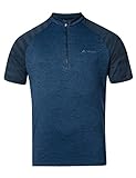 VAUDE Radtrikot Tamaro III in Blau – Fahrradshirt für Herren Kurzarm, atmungsaktives Funktionsshirt ideal geeignet für Radsport, T-shirt, Dark Sea, L