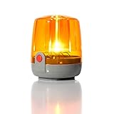 Rolly Toys Blinklicht rollyFlashlight (Blinkleuchte orange, Rundumleuchte mit Montagefuß, für Kinderfahrzeuge, batteriebetrieben) 409556