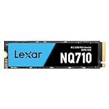 Lexar NQ710 500 GB PCIe 4.0 interne SSD, M.2 2280 PCIe Gen4x4 NVMe 1.4, Lesen bis zu 4400 MB/s, Hochleistungs-Solid-State-Laufwerk für Spiele und Videobearbeitung