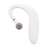 Naroote Headset, Kabelloser Kopfhörer mit Extrem Geringer Latenz aus Kunststoff und Silikon mit USB-Ladekabel Zum Fahren (White)