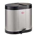 Wesco Öko-Sammler 170 - 2 x 15 Liter, aus Kunststoff, silb