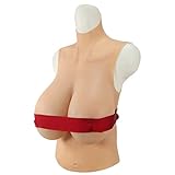 XSWL Fake Brüste K Cup Riesige Brüste Silikon Brust Formen Enhancer Titten Transgender Brustplatte für Crossdresser Drag Queen,Color 2