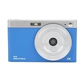 4K 50MP Digitalkamera, tragbare kleine Kamera 16X Digitalzoom Anti Shake für Teenager Jungen Mädchen Erwachsene Studenten Senioren, Unterstützung für 32GB Speicherkarte (blau)