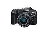 Canon EOS R8 Spiegellose Vollformatkamera RF24-50mm F4.5-6.3 ist STM mit 24,2 MP, 4K-Video, DIGIC X Bildprozessor, Schw